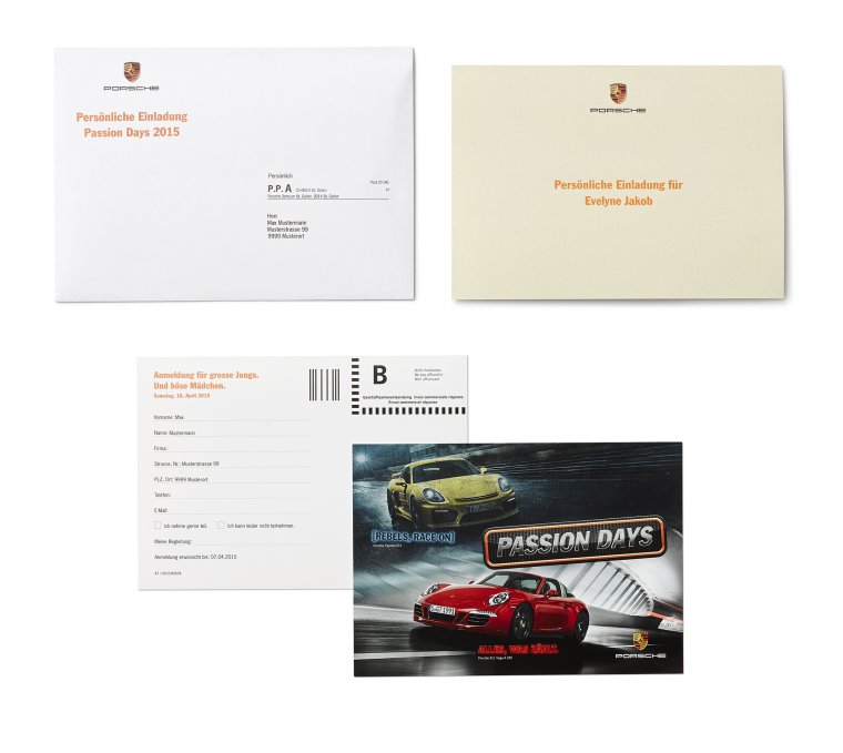 Porsche_PassionDays_2015_Mailing1_Werbeagentur_Zurich