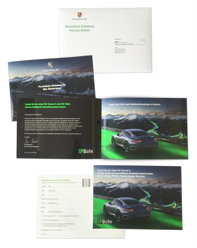 Porsche-UpDate Mailing-Werbeagentur-Zurich